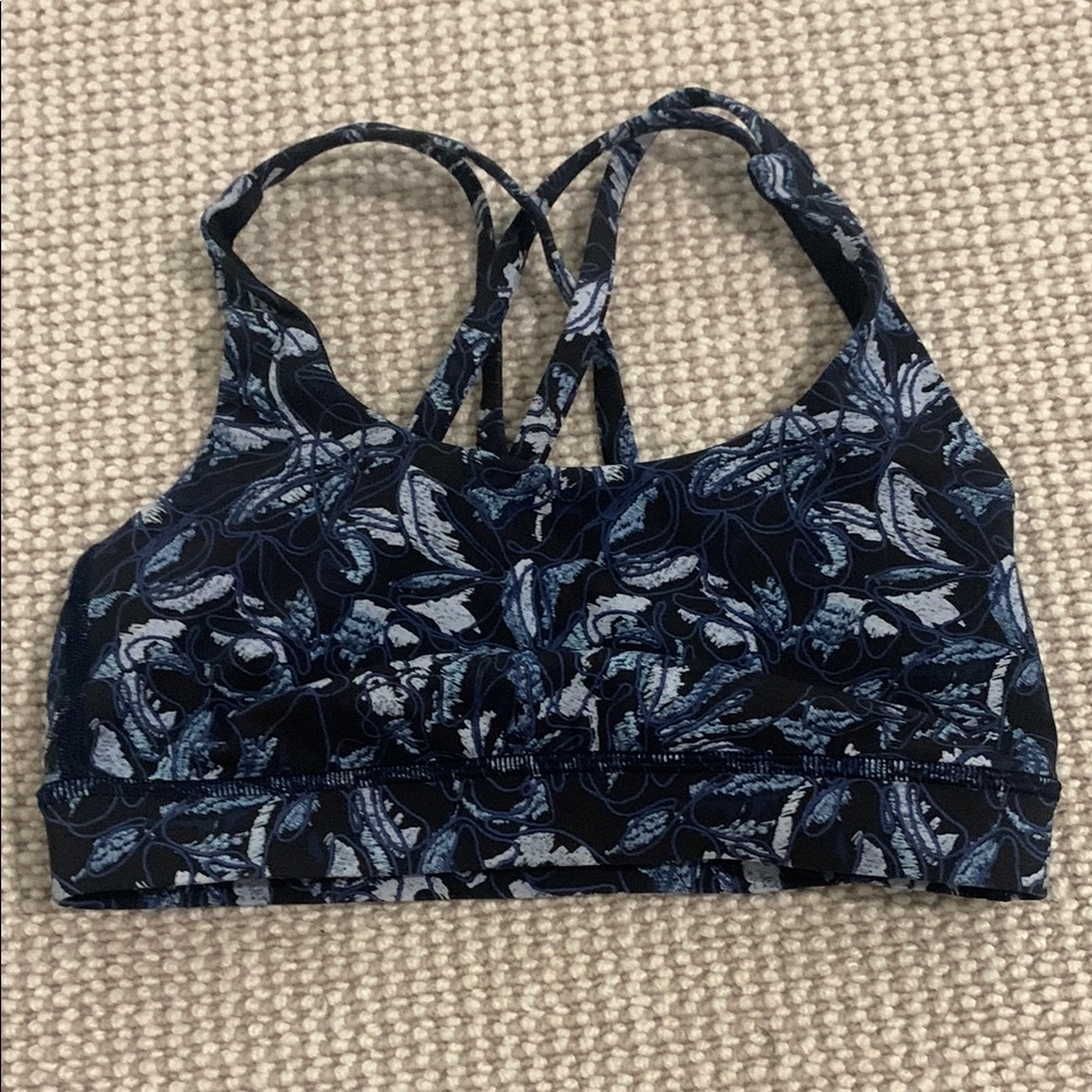 Floral Print Women's Sports Bra